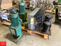 Lightnin Mixer 1.5 HP Motor and 2-Fan Condenser - Rigging Fee: $75