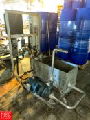 40 Gallon Portable CIP Tank with Pump, ABB Kent-Taylor Chart Recorder and Controls - Rigging Fee: $