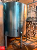 Metal Glass Products 1,000 Gallon S/S Single Shell Tank, S/N 32261 with Variable Speed Vertical