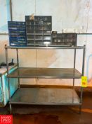 (2) S/S Tables, Aluminum Scoops and Assorted Gaskets - Rigging Fee: $50