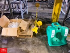 Emergency Eye Wash and Shower Station, Eye Wash Station and Liquid Pump Dispenser Heads - Rigging