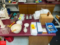 Mortar and Pestle, Sample Jars, Ice Scoops and Assorted Components - Rigging Fee: $75