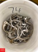 Assorted S/S Clamps - Rigging Fee: $15