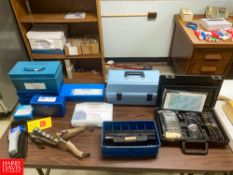 Assorted Test Kits, Laser Thermometers and Tongs - Rigging Fee: $100