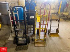 Assorted Hand Trucks - Rigging Fee: $50