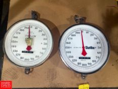 Chatillon 600 x .5 LB Capacity Hanging Scales - Rigging Fee: $15