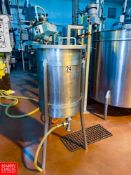 Alsop 24 Gallon S/S Single Shell Tank with Lightnin Clamp-On Agitation - Rigging Fee: $75