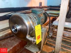 Centrifugal Pump with 1 HP 1,725 RPM Motor and S/S 2