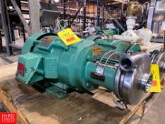 Tri-Flo 15 HP Centrifugal Pump with 3,525 RPM Motor and 2.5
