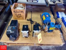 Assorted Metering Pumps and Parts - Rigging Fee: $35