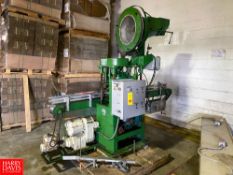 New Jersey Machine 28MM Capper with 9‘ x 4“ Conveyor - Rigging Fee: $150