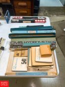 Assorted Thermometers, Hydrometers, S/S Calibration Weights, Misc. Lab Tools and Aloha Sno Cube