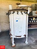 Percolator Tank with Ceramic Lid and S/S Trays - Rigging Fee: $125