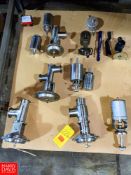 Assorted Sanitary S/S Air Valves - Rigging Fee: $25