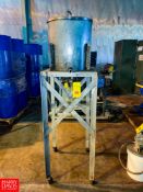 20 Gallon S/S Tank with Lid and Mounted to S/S Cart - Rigging Fee: $50