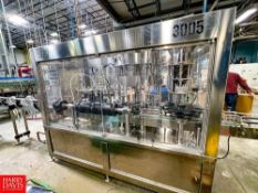 2005 GAI 3005 Monoblock Filler with 12 Station Rinser 16 Station Filler Deaeration Station Gas Injec