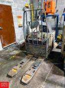 Crown 4,500 LB Capacity Riding Electric Pallet Jack, Model: PR4500-80, S/N 10011386