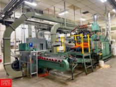 6-Wide Blow Molder, Model: R2-350, S/N 4337, PLC Controls, Allen-Bradley PowerFlex 700