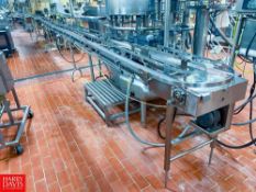 55' S/S Dual-Lane Product Conveyor with 3.25