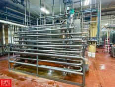 APV 7,000 Gallon/Hour Pasteurizer with 4-Zone Plate Heat Exchanger, Model: CR5, S/S Holding Tube