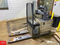 Crown 6,000 LB Capacity Stand-Up Electric Pallet Jack, Model: PRR4500-60, S/N 10011385