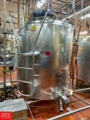 Cherry-Burrell 1,000 Gallon Dome-Top Jacketed S/S Processor, S/N 1000EPD-60-729 with APC Air Valve