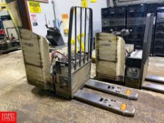 Crown 6,000 LB Capacity Stand-Up Electric Pallet Jack, Model: PR4500-60, S/N 10011384