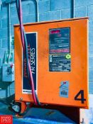 C & D Technologies 24 Volt Battery Charger with Sackett Systems Battery Service Rack