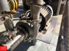 APV Centrifugal Pump with Sterling 5 HP 3,490 RPM Motor and 3