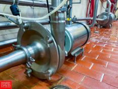 Fristam Centrifugal Pump with 10 HP 3,525 RPM S/S Clad Motor and 3