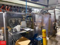 Bulk Bid (Lot 183-187) 2018 Douglas Axiom IM Corrugated Case Packer with Lane Conveyor, Roller