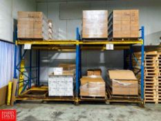 Sections Pallet Racking - Rigging Fee: $300