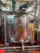 Girton 1,000 Gallon Dome-Top S/S Processor, Model: VP-1000, S/N 200344 - Rigging Fee: $1000