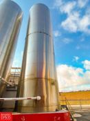 Feldmeier 30,000 Gallon Jacketed S/S Silo with (2) Sudmo Pentair Valves, S/N A-354-05 - Rigging Fee: