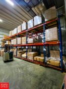 Sections Pallet Racking, 3 Deep - Rigging Fee: $1400
