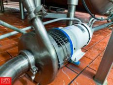 Waukesha Cherry-Burrell Centrifugal Pump with 3 HP 1,770 RPM Baldor Motor and 3