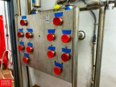 (4) Sudmo Pentair Valves, Flowverter Station and S/S Pipe - Rigging Fee: $600