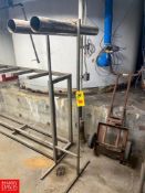 S/S Racks and Barrel Dolly - Rigging Fee: $75