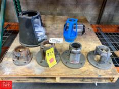 Assorted Pump Adapters and Valve Actuator - Rigging Fee: $50