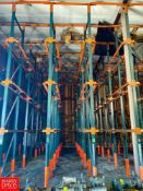 20' x 8' Sections Pallet Deep Racking - Rigging Fee: $10000