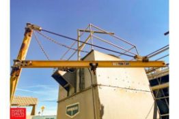 Coffing .5 Ton Capacity Jib Hoist - Rigging Fee: $500