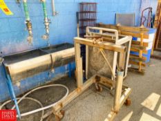 (10) Poly Tanks, Suction/Discharge Hose, Diaphragm and Vacuum Pumps, Welders, receivers, Man