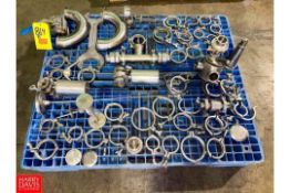 50+ S/S Clamps, Jumpers, Air Actuated Butterfly Valves, Check Valves and Gauges - Rigging Fee: $75