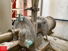 Fristam Centrifugal Pump, with Baldor 5 HP Motor and 2