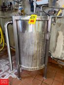 150 Gallon S/S Single Shell Hinged Lid Tank - Rigging Fee: $300