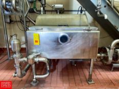 75 Gallon S/S Tank with Hinged Lid - Rigging Fee: $300