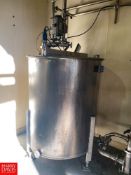 200 Gallon S/S Single Shell Hinged Lid Tank - Rigging Fee: $300