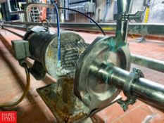 Fristam Centrifugal Pump with Baldor 7.5 HP Motor and 2