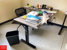 Uplift Desk L-Shaped Stand Up Desk with Choice TC16-Z120 Controls, Dimensions = 72