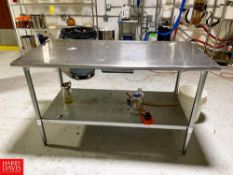 Assorted S/S Tables with 30